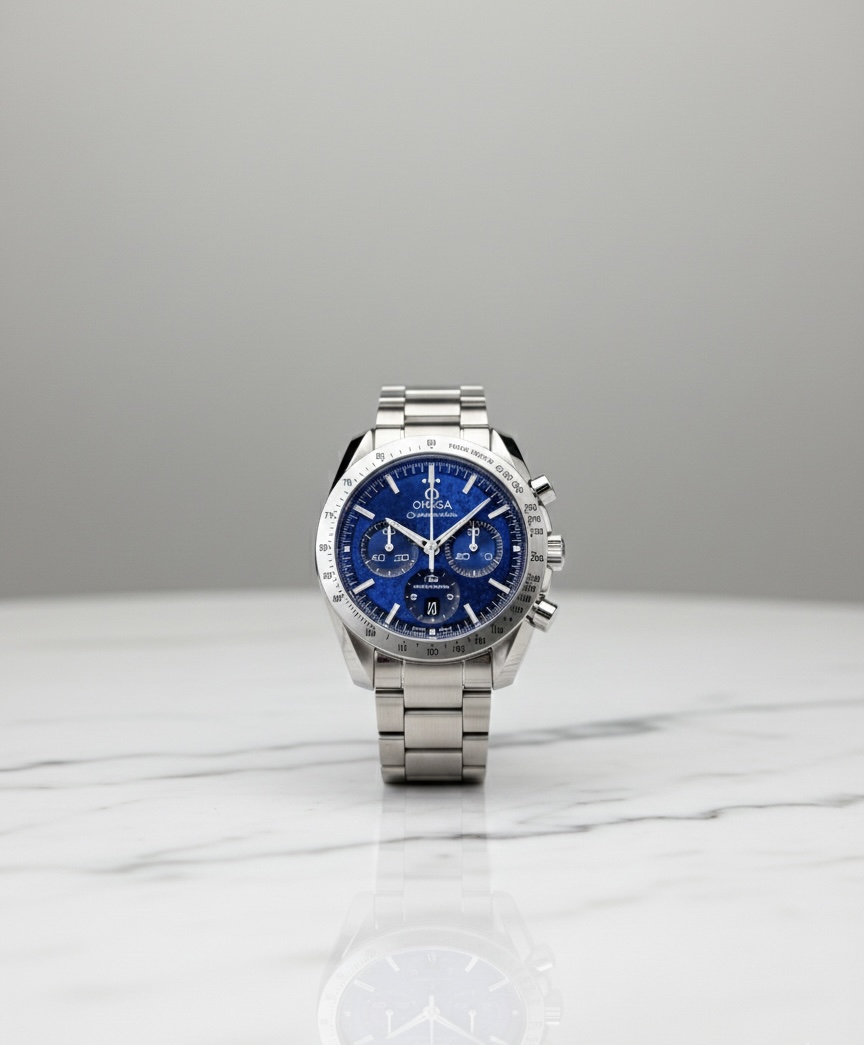 OMÉGA CHRONOGRAPHE SILVER ŒIL OCÉAN 