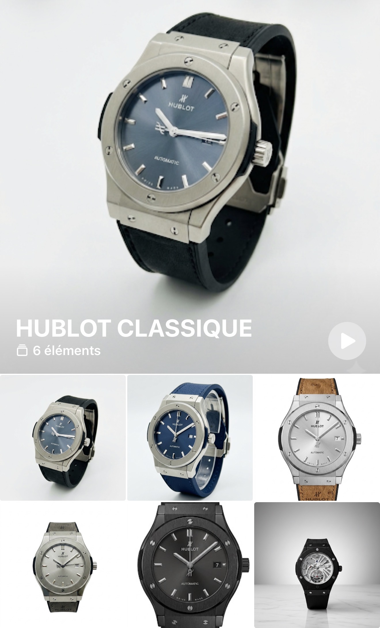 HUBLOT CLASSIQUE 